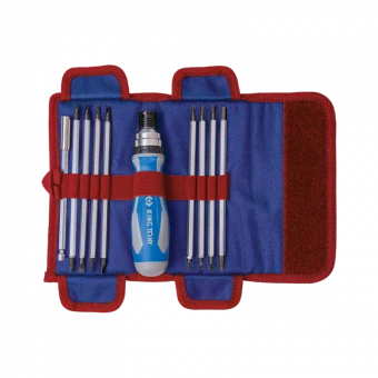 KING TONY Набор отверток 16 в 1 (PH,PZ,SL,Hex,Torx) в тубусе | P32526MRN