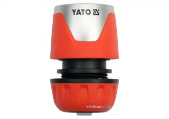 YATO Муфта швидкоз'ємна YATO з водо-стопом для водяного шланга 1/2" /ABS/ (БЛІСТЕР)  | YT-99803