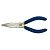 VOREL Щипці - плоскогубці міні : гнуті, L= 120 мм, з ізольованими ручками  | 42306