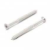 Шуруп нержавеющий универсальный, потай ART 9050 4,5 x 25/18 A2 PZ2 неполная резьба