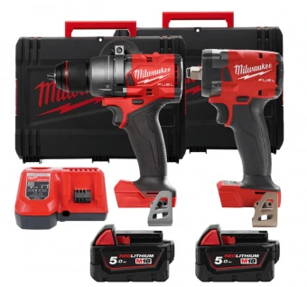 MILWAUKEE Набор аккумуляторных инструментов M18FPP2B3-502X, 4933492521 | 4933492521