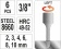 Детально фото YATO Набір екстракторів YATO : квадрат 3/8". Ø= 2-10 мм, для гвинтів 8660 HRC 49-52. 6 Од. | YT-062 на shurup.ua YATO Набір екстракторів YATO : квадрат 3/8". Ø= 2-10 мм, для гвинтів 8660 HRC 49-52. 6 Од. | YT-062