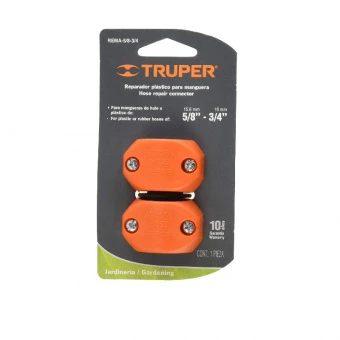 TRUPER REMA-5/8-3/4 З"єднувач садовий для шлангу, Пластик, ремонтний 5/8"-3/4"