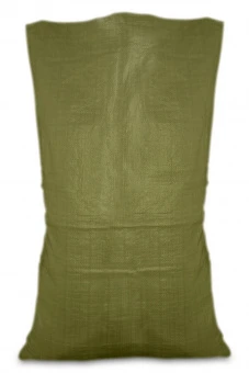 Мішок поліпропіленовий, зелений 55х105 см, 50кг | 10-918
