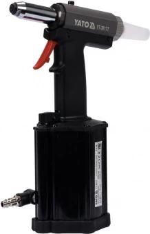 YATO Пневмозаклепочник YATO для нітів Ø= 4,0; 4,8; 5,0; 6,4 мм, 60 л/хв  | YT-36177