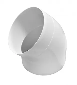 60-433 Коліно 45°, для круглих каналів, D 125 мм (12,5ККП 45) | Эра