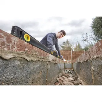 STANLEY Уровень "FatMax WATERFIT CLASSIC PRO", алюминиевый каркас, L = 1800 мм, 3 капсулы.