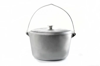 Котел алюминиевый с крышкой и дужкой 290мм 10л СИЛА