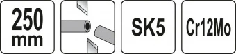 YATO Ножиці багатофункційні YATO : L= 250 мм, CrMo + SK5 58-62 HRC + 4 запасних леза  | YT-18963