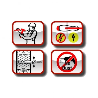 WIHA Ударная отвертка SoftFinish для забивания дюбелей PH2 x 100 мм в блистере WIHA 41289 | W41289