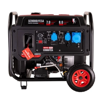 Інверторний бензиновий генератор КВІТКА PRO SC9000iYEA (8 кВт, є вихід під ATS) (110-7042)