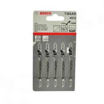 Пилка лобз T101AО BOSCH дер. мелк. зуб кривой рез