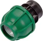 FLO Муфта до водяних пластикових труб з внутр. різьбою 25 мм- 3/4" поліпропіленова, для тиску 1 MPa 