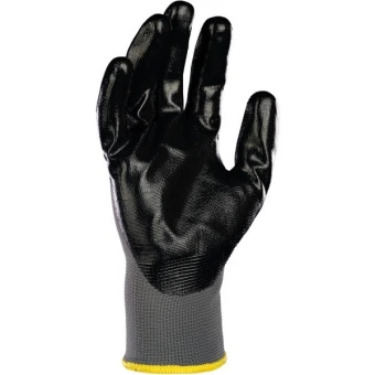 Рукавиці з нітриловим покриттям КВІТКА PRO (12 пар, XL) (110-1206-10)