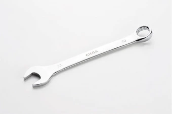 Ключ рожково - накидной CrV 23мм СИЛА