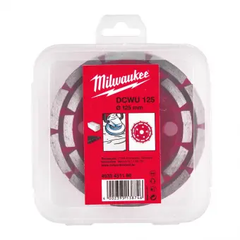MILWAUKEE Чашка алмазна шліфувальнаDCWU 125, Ø125мм | 4932451186