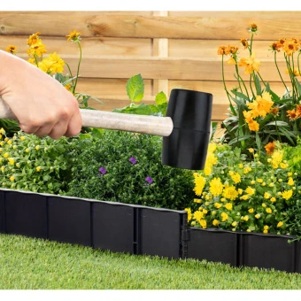 GARANTIA 645150 Бордюр садовий Edgar, набір з 6 панелей