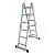 Драбина алюмінієва трансформер, 4 сходинки х 4 секції Technics | 70-144