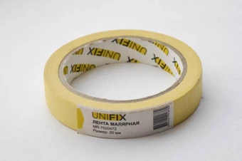 Лента клейкая малярная 20мм*40м MR-7020472 UNIFIX