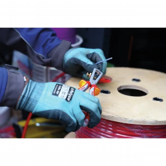 NWS Щипці для зняття ізоляції з ізольов. ручками VDE до 1000 В: L=160 мм, Ø≤10 мм // 145-49-VDE-160 