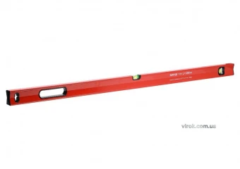 YATO Рівень алюмінієвий з магнітом YATO : L= 120 см. 2 капсули, 1 ручка  | YT-30064