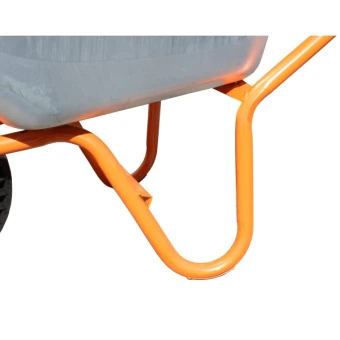 Будівельна тачка з посиленою рамою КВІТКА (90 л, 180 кг) (110-4002)