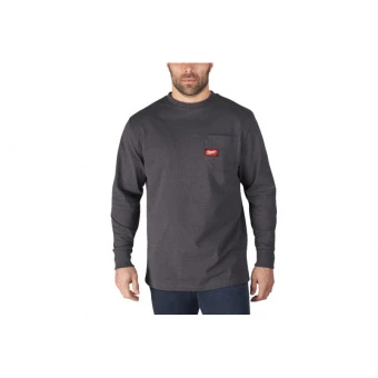 MILWAUKEE Футболка с длинными рукавами WTLSG-XXL серая 4933478241 | 4933478241