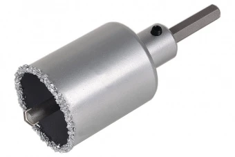 Wolfcraft кольцевая пила с покрытием из карбида с хвостовиком и сверлом Ø 43 // 3894000