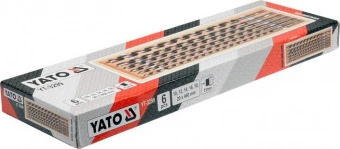 YATO Свердла спіральні по дереву YATO : Ø= 10-20 мм, L= 400 мм. Набір 6 шт.  | YT-3299