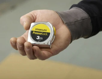 Рулетка STANLEY "Powerlock®" в хромованому пластмасовому корпусі 3м х 12,7 мм. | 0-33-238