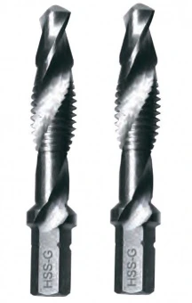 Heller Метчик комбинированный М8х1,25; HSS-G; QUICKBIT; для сквозных отверстий; L-50 мм