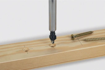 Wolfcraft комбинированное сверло-зенковка Ø 4 - 10 // 2547000