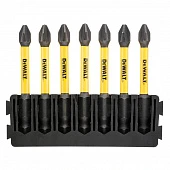 Касета з бітами DeWALT FlexTorq, L = 57 мм, біта Рh2 - 7 шт.