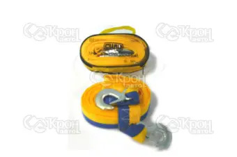 Трос буксировочный 6м*50мм 3т (крюк) (сумка) СИЛА