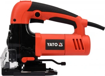 YATO Лобзик ручний мережевий YATO : P= 600 Вт, 500-2500 об/хв, глибина різу метал/дерево- 10/130 мм 