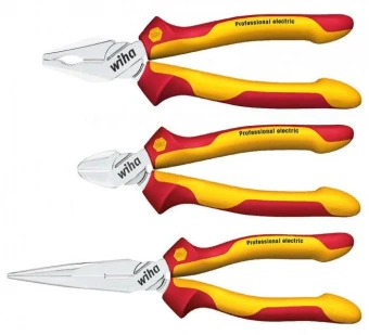 WIHA 26852 Набор шарнирно-губцевого инструмента Professional electric, 3 предметa