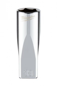 MILWAUKEE Головка хромована метрична подовжена 1/4'', 13мм | 4932478333