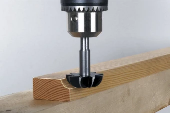 Wolfcraft полугалтельная фреза r 10, Ø 35 // 3267000