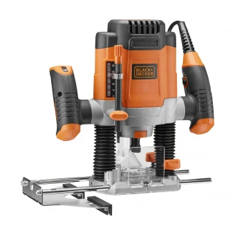 Фрезер мережевий BLACK+DECKER, 1200 Вт, 8000 - 28000 об/хв, цанга 6 - 8 мм