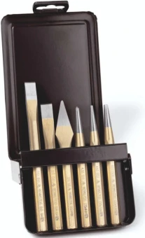 KNIPEX Набор кернов и зубил в металлической кассете RENNSTEIG, 421 002 0 | 9R 421 002 0