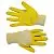 Рукавички скляра (б/п, жовте латексне покриття на долоні) Technics Master | 16-200