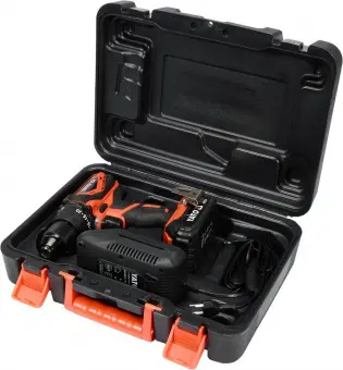 YATO Шуруповерт-дриль ударний акумулят. Li-Ion YATO: V=18 В, крутн.мом.- 40Нм, 2 Агод, патрон Ø≤13 м