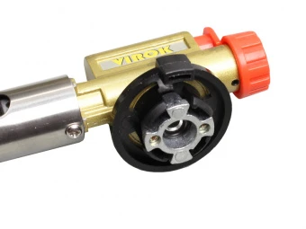 VIROK Пальник газовий з цанговим (швидким) з'єднанням, Piezo + 360°, ceramic.  | 44V162