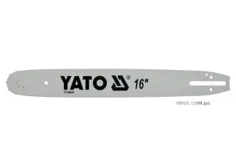 YATO Шина напрямна ланцюгової пили YATO l= 16"/ 40 см (56 ланок) для ланцюгів YT-84953, YT-84960  | 
