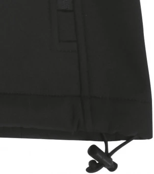 YATO Куртка робоча SOFTSHELL з прикріп капюшоном YATO розм XXL, чорна, 3 кишені, 96% поліест і 4% сп