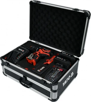 YATO Набор шуроповерт-дрель + свердла 126 предметов YATO YT-44250