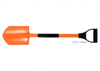FLO Лопата саперна (штикова) 17,5 х 25 см з металевим держаком і DY ручкою  | 35833