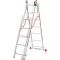 Детально фото Драбина алюмінієва 3-х секційна Квітка PRO (3х7 сходинок) (110-9307) на shurup.ua Драбина алюмінієва 3-х секційна Квітка PRO (3х7 сходинок) (110-9307)