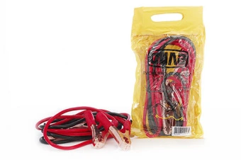 Пусковые провода 200А, 12V, Ø 8мм, 2,5м (кабель пусковой, прикуриватель аккумулятора) (пакет) СИЛА