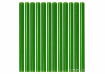 YATO Стержні клейові YATO зелені : Ø=7,2 мм, L=100 мм, уп. 12 шт.  | YT-82444